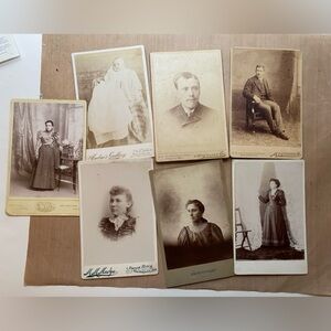 Antique vintage cabinet card photos (7)